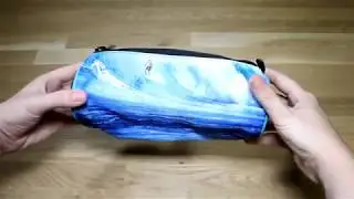 Rip Curl Glow Wave Pencil Case in Blue