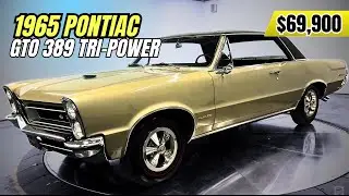 1965 Pontiac GTO 389 Tri-Power 4-Speed | Rotisserie Restoration Muscle Car for Sale - $69,900