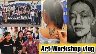 ART BEAT At Karim City College Jamshedpur | Vlogging at My College
