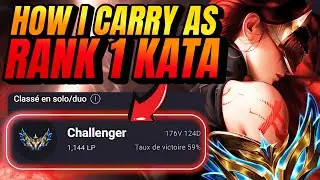 COMMENT LA RANK 1 KATARINA EUW CARRY EN CHALLENGER ( FT UPSET RAIDER MAYNTER KENZUKE )