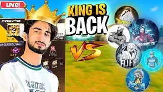 [LIVE] Openely Matchmaking Challenge To Top Region Players & Youtubers -New Rank Season -  Garena FF