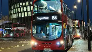 FRV. Arriva Route 158. Chingford Mount - Stratford. Gemini 2 DB300 DW493 (LJ61 CBU)