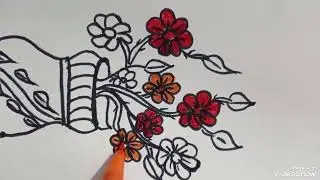 Gamla flower 🌹🌺&hearts;️&hearts;️ drawing #trendingvedio#viral