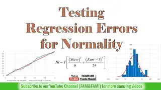Normal Distribution: Testing Regression Errors for Normality (1/4)