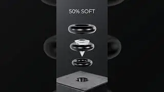 0% vs 100% Softness 3D Soft Body Simulation #3d #shorts #animation #blender