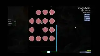 [Osu4k]arpeggio*1.3 S!  !  !(&zeta;zeta+)  No pause