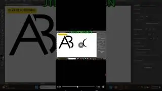 AB logo professional adobe Illustrator design #haitiancreator #tutorial #design