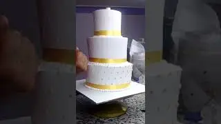 3 step cake decorating ideas. fancy cake design. #cakedecoration #cake #fancycake #sunilcakechef