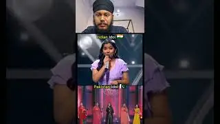 Pakistani idol Vs Indian idol 2025 Reaction Video Reaction Shots #viral #funny #indianidol #india