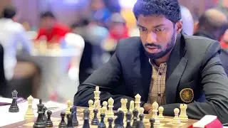 Adhiban Baskaran is back on the board with a bang | Adhiban vs Neelotpal | Asian Continental 2022