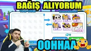 * BAĞIŞ ALIYORUM * | Takipçilerim Bana Pet ve Elmas Donate Atıyor 🤗🤗 | Pet Simulator X | ROBLOX