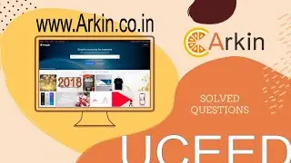UCEED 2018 Question 20 explained by Arkin Institute for NID,NIFT,NATA