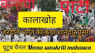 कालाखोह कन्हैया पार्टी हरदौल भगत की शानदार प्रसुति kalakhoh ki kanhaiya party kanhiya #meena