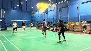 Weekend Badminton Game #canada  #badminton #calgary 