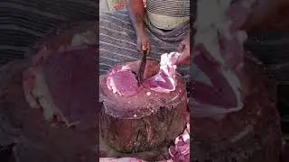 WOW EXPERTS BUTCHER OX MEAT CUTTING SKILLS #beeffry #food #streetfood #meat 