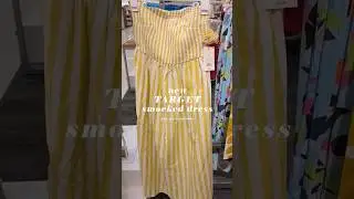 Target Tryon Smocked Tube Sundress #targethaul #target #summerdresses