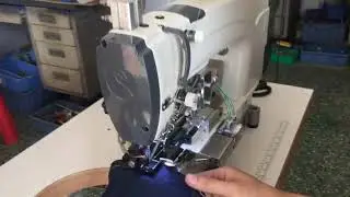 SF-63900HTCD (Single needle, lockstitch bottom hemming machine with thread trimmer & foot lifter)