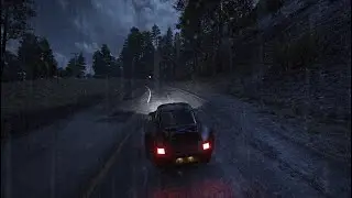 Driving you home safe with Ambient Rain, Music and Engine Sounds | Focus, Relax, Meditate