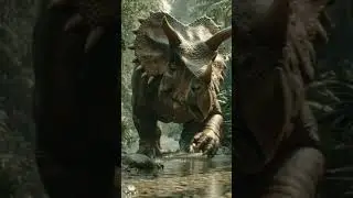 #Triceratops #Dinosaur #Photorealistic #Cinematic #8K #UltraDetailed #Prehistoric #Jungle #Rainfores