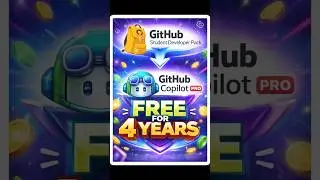 Activate GitHub Copilot Pro for FREE using the GitHub Student Developer Pack #freecursorpro #copilot