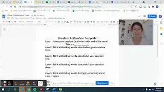 Alliteration Poetry:  Creature Alliteration Part 2