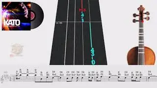 🎻𝄞 Turn The Lights Off - Kato ft. Jon 🎶 | Viol&iacute;n 🎻 Play Along | TUTORIAL | TABLATURA