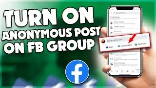 How To Turn On Anonymous Post on fb group | PIN TECH |