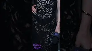Tania Rubis wearing a dress by L&eacute;nne NYC