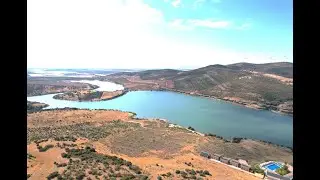 Embalse Puerto de Vallehermoso a vista de dron