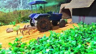 Diy Tractor Farming Video | Mini Rc Car Rescue Video @CreativeRkc