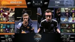FOX vs. TSM, Game 3 | Week 7 Day 3 | NA LCS Summer Split 2017: Echo Fox vs. TSM W7D3