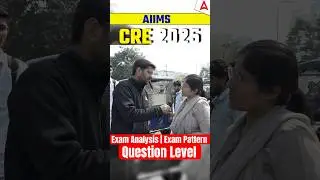 AIIMS CRE 2025 Analysis | Exam Pattern | Cre questions Level Live for Exam Centre #aiimscreanalysis