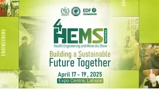 Health Engineering and Minerals Show is scheduled to take place in Lahore, 🇵🇰 on April 17-19, 2025.