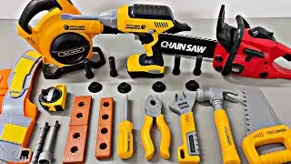 【ASMR】究極の電動ドライバーセット・工具おもちゃセットの開封 🛠️ Ultimate Power Toy Screwdriver Set & Toy Tools Set Unboxing