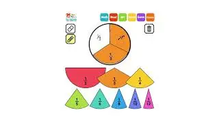 Partition Circle with Fraction Circles