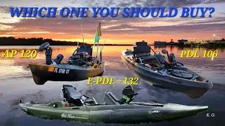 Какой каяк выбрать? Old Town Sportsman AP120, E-PDL+ 132 или PDL 106?