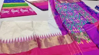 Pochampally Ikkat Saree Collection || Pochampally Handloom Collection | pvt Market | Hyderabad 