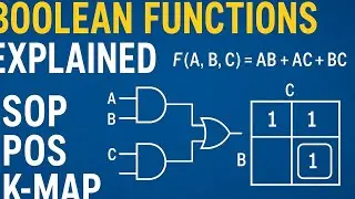 Boolean Functions Explained | SOP, POS & K-Map | Digital System Lecture 5