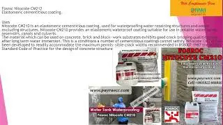 Fosroc Nitocote CM212/Elastomeric cementitious coating./01822968816 Engitech Bangladesh /