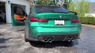 BMW G80 M3 Valvetronic Single Midpipe Revs