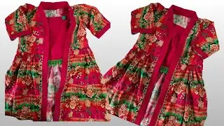 winter Baby frock Cutting and Stitching | Very Easy Winter Baby Night Dress | winter frock design