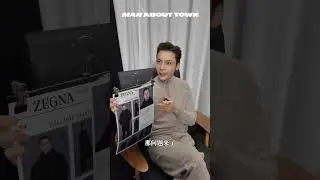 陳偉霆Zegna走秀前接受《Man About Town》中文版採訪
