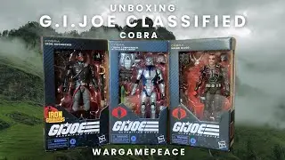 Unboxing G.I.JOE Classified Cobra Figures!