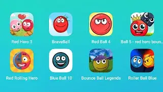 Red Ball 3, Braveball, Red Ball 4, Ball 5 Red Hero, Red Rolling Hero, Blue Ball 10, Bounce Ball