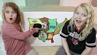 Throwing a Dart at a Map and DOING Whatever it Lands On! KIDS ONLY