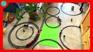 ¡Rescate de perrito en la CIUDAD TREN! 🚂🚃 Trenes eléctricos que circulan a gran velocidad 🚆⚡️