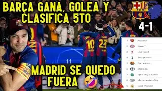 Barcelona clasifica 5to / Madrid fuera de pase directo / Arsenal Intratable / PSG pierde Oportunidad