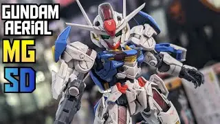 GUNDAM AERIAL MGSD UNBOXING AND FULL SPEED BUILD