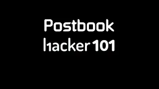 Postbook - Hacker101 CTF All Flags