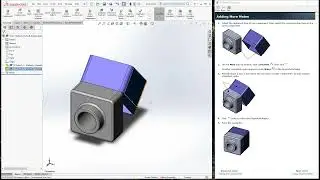 SolidWorks 22: Начало работы. Урок 2. Сборки — Соединение компонентов.